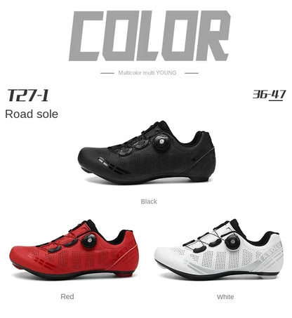 Unisex Cycling Shoes Road Bike Men Racing Self-Locking Speed Bicycle Sneakers Women Spd Cleats road Cycling Footwear