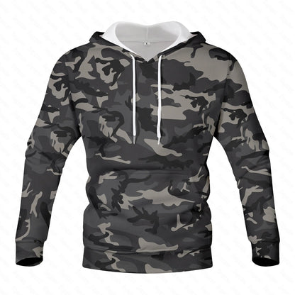 Camouflage Hoodies Men 2023 Spring Mens Military Hooded Sweatshirts Hoodie Male Street Hoody Army Green Sweatshirt Hip Hop S-4XL