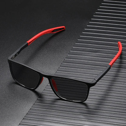 Men Women's Sports Sunglasses Square TR90 Frame Sun Glasses Eyewear Vintage Flexible Riding Goggle Shades Eyeglasses UV400