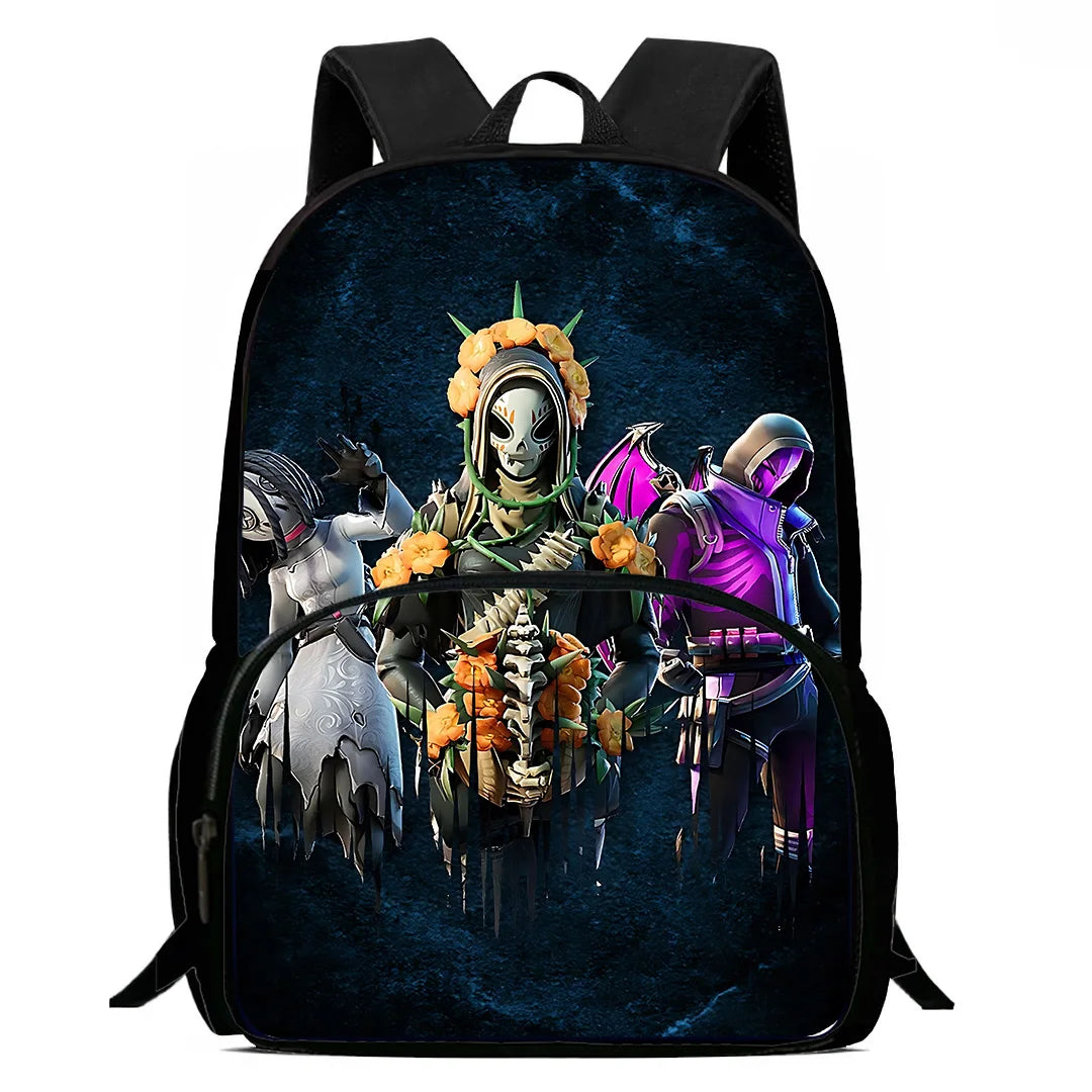 Set scuola classico FortniteS per bambini: zaino, borsa pranzo e astuccio, borse scolastiche capienti per bambino e bambina, idea regalo perfetta