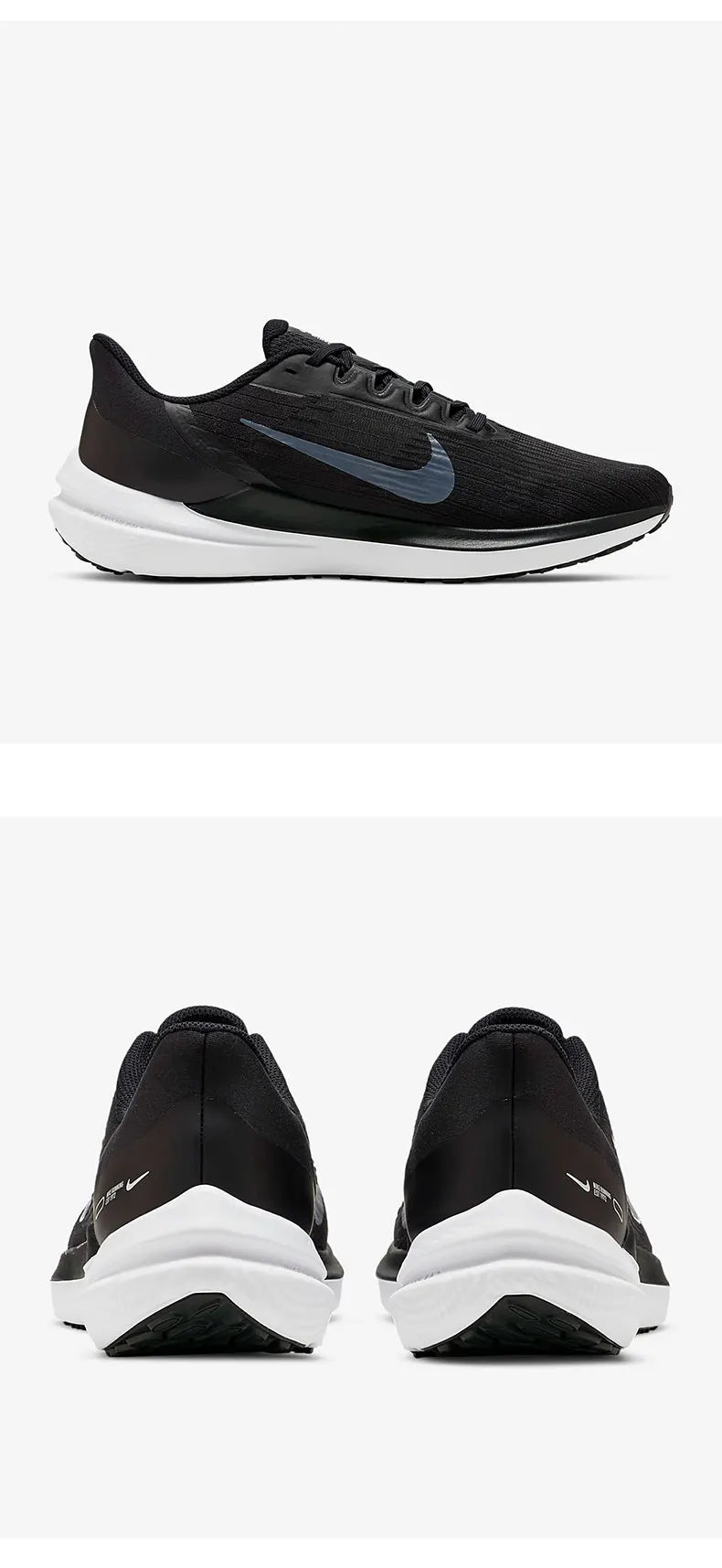 Zapatillas de running ligeras Nike Authentic AIR WINFLO 9 para hombre DD6203-001