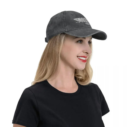 Multicolor Hat Peaked Men Women's Cowboy Cap Top Gun Maverick Centered Jet Logo Baseball Caps Personalized Visor Protect Hats