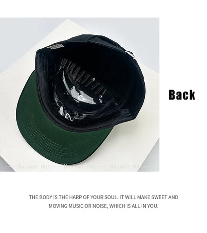 New Men Women Retro Letters Thousand Bird Leopard Print Baseball Hats Sunshade Flat Top Versatile Personal Peaked Caps Fashion