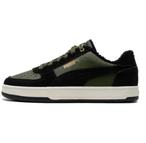 Puma Mid Top Low Top Chaussures de skate avec doublure en peluche antidérapante, confortables et chaudes, baskets décontractées 392334-02