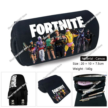 Astuccio Fortnite per studenti, grande capacità, astuccio portapenne per bambini, giocattoli, borsa portapenne, materiale scolastico, custodia per cancelleria, regali gaming per ragazzi