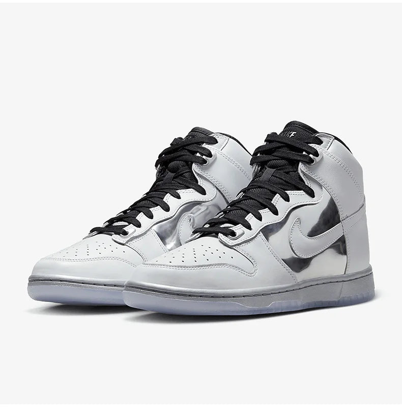 Ténis casuais de cano alto Nike Authentic Dunk High SE para mulher DX5928-100
