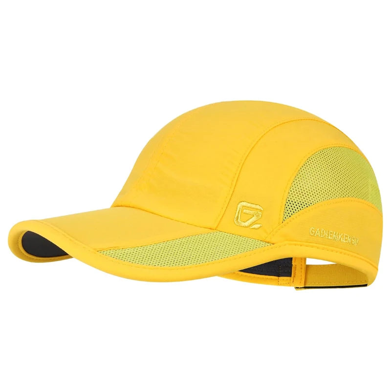 GADIEMKENSD Unisex Quick Dry Sports Cap - Running, Hiking, Golf - Sun Protective Outdoor Cap (Gorra Running, Boné Corrida）