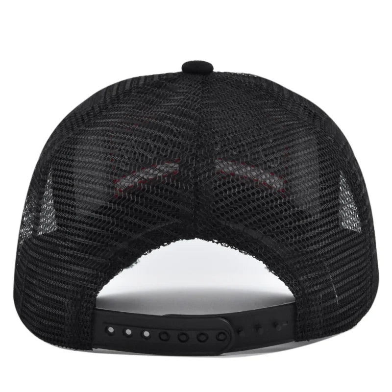 Streetwear Letter Embroidery Mesh Dad Baseball Cap Fashion Snapback Hip Hop Outdoor Y2K Trucker Hats Gorras F2719 for Women Men