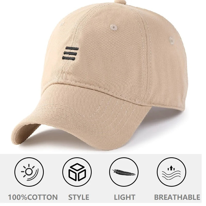 Baseballkappe „Big Head“ in Übergröße, 100 % Baumwolle, für Männer und Frauen geeignet, verstellbar, Dad-Cap, Oversize, 58–60 cm, 61–65 cm