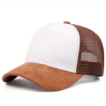 New Summer Mesh Baseball Cap Women Men Letter Patch Snapback Hat Casual Breathable Unisex Street Hip Hop Trucker Caps