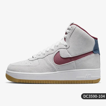 Nike eredeti Air Force 1 férfi és női sportos, kényelmes, magas szárú cipő DC3590-104