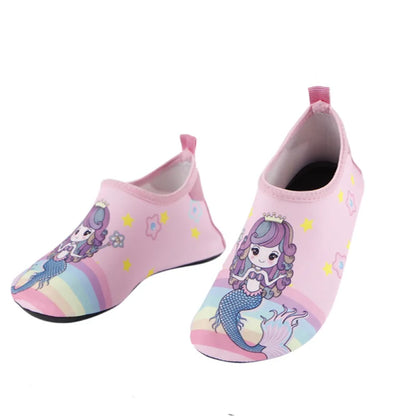 Weiche, faltbare Wasserschuhe für Jungen und Mädchen – Kinder-Strandschuhe für Sommer, Outdoor, Waten, Schwimmen, Surfen und Meer, schnell trocknende Aqua-Schuhe