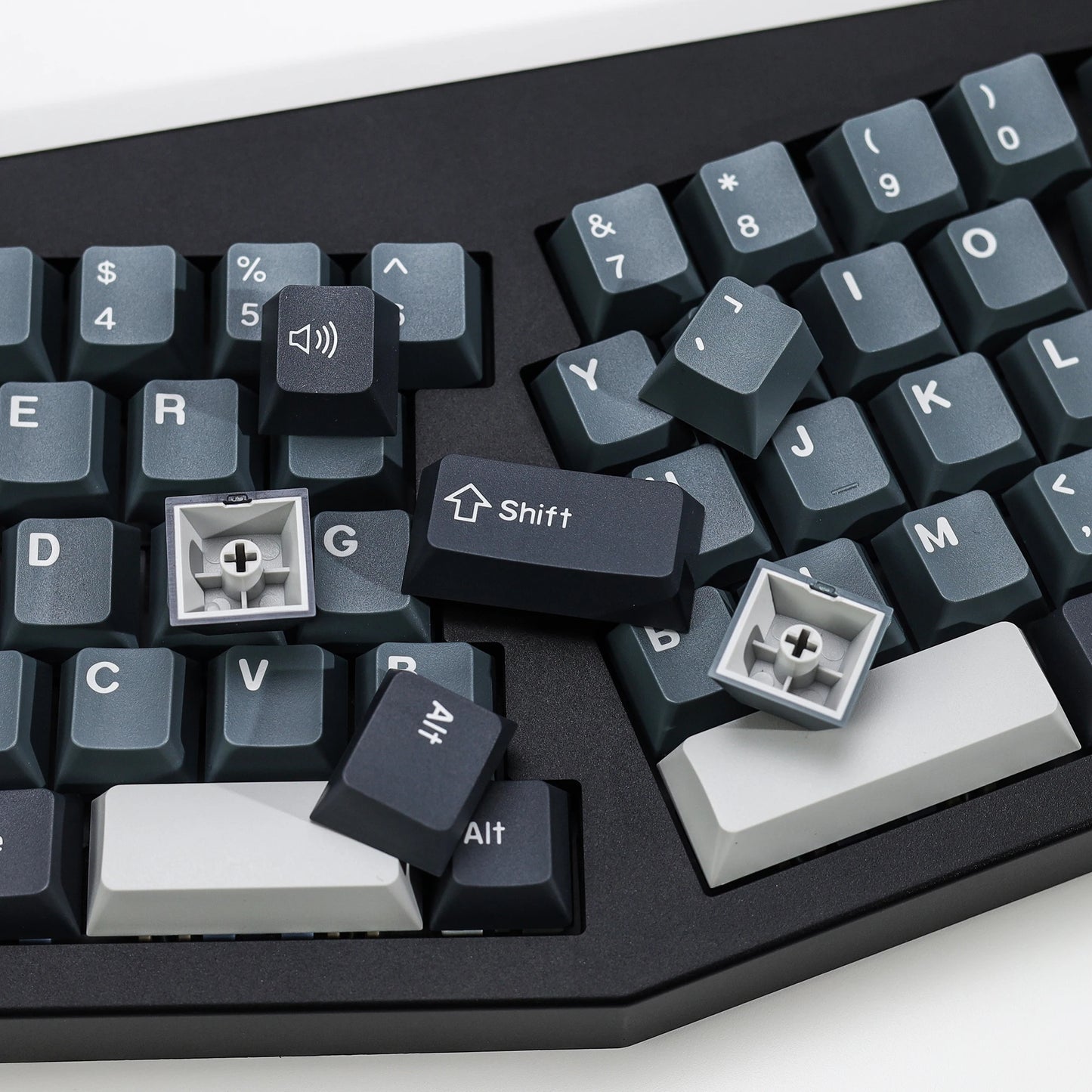 KBDiy GMK Apollo Keycaps ISO PBT Cherry Profile Retro Double Shot Keycap for MX Switches Alice 60 Mechanical Keyboard Key Caps