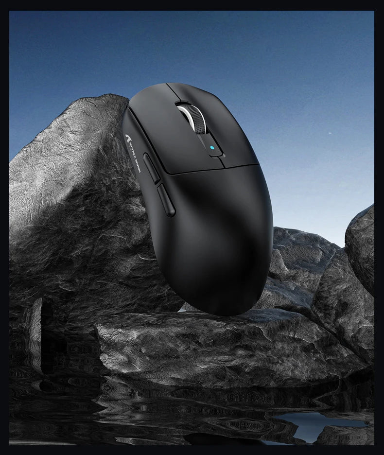 ATTACK SHARK R6 PAW3950MAX Wireless Gaming Mouse, 8Khz Polling, Ultralight 39g, Nordic 52840 MCU, Omron Optical Microswitches