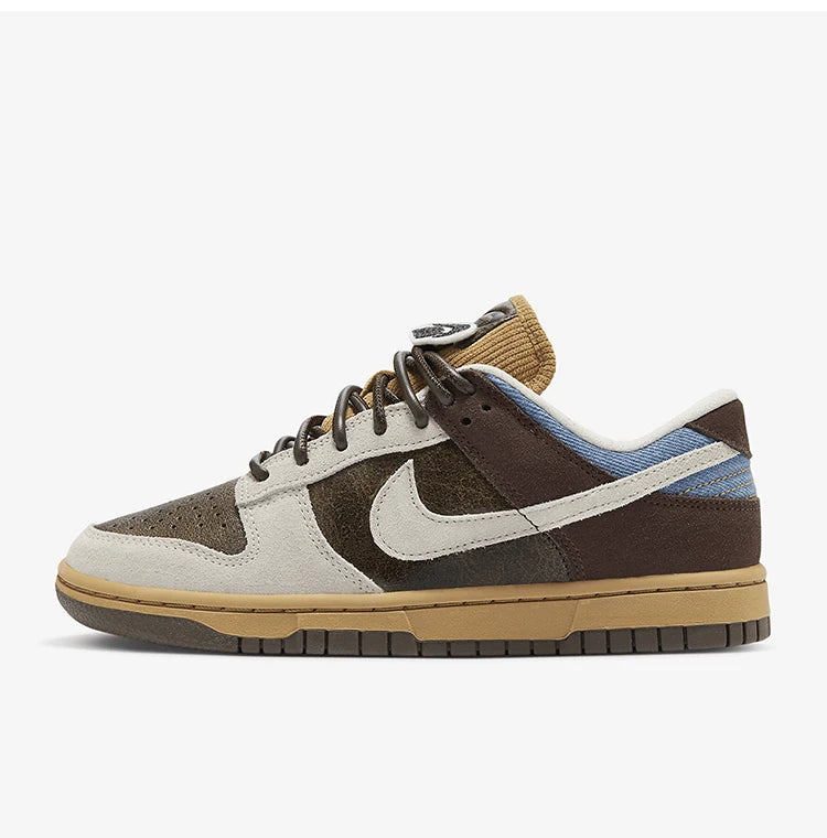 Nike Dunk Low auténticas para mujer, zapatillas de skate ligeras, retro, casuales y resistentes al desgaste HQ3459-212
