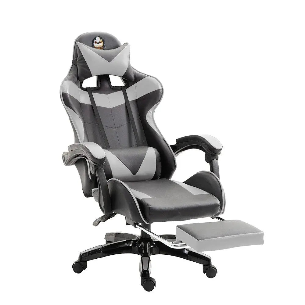 Gaming Chair Gaming Armchair Height Adjustable Office Chair with Adjustable Reclining Function with Cat Ears and Pillows
