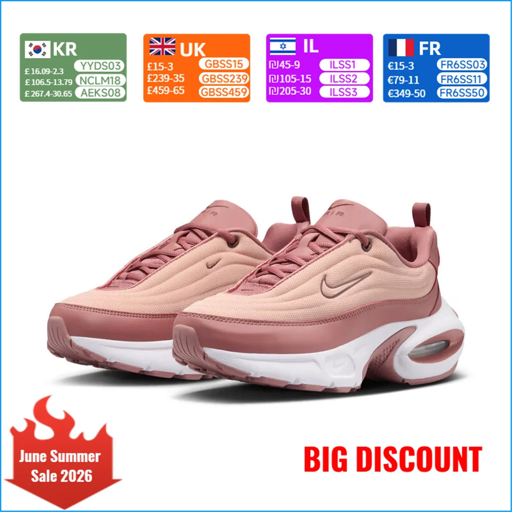 Sapatilhas NIKE MAX PORTAL para mulher: Sapatilhas de corrida casuais almofadadas, respiráveis, confortáveis, antiderrapantes e duráveis HF3053-600