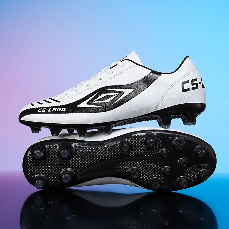 New Men’s Football Boots Grass Cleats Soccer Shoes Match Adult Indoor Ultralight Non-Slip Boys Futsal Sport Turf Comfortable