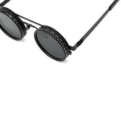 KLASSNUM Adjustable Sunglasses Men Nd Filter Glasses ND9 Speed Dimming Sun Glasses Round Polarized Fishing Driving Eyewear 2026