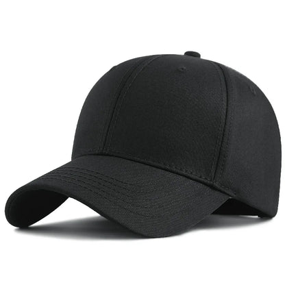 Baseballkappe „Big Head“ in Übergröße, 100 % Baumwolle, für Männer und Frauen geeignet, verstellbar, Dad-Cap, Oversize, 58–60 cm, 61–65 cm