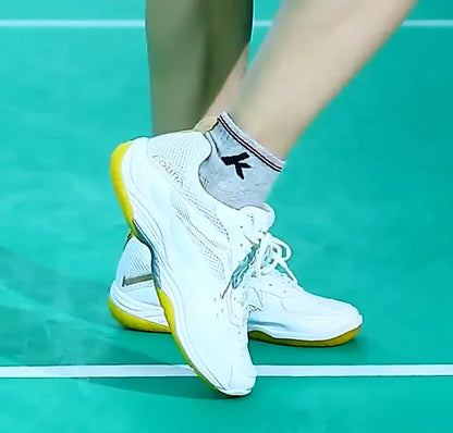 Sapatilhas de badminton masculinas Kawasaki. Sapatilhas desportivas profissionais para mulher. Sapatilhas respiráveis para recintos fechados. K-086