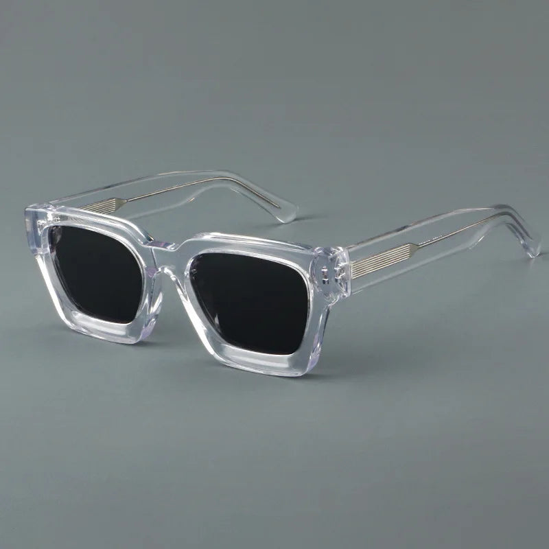 Luxury Acetate Frame Sun Glasses Rectangle Polarized Sunglasses Fashion Design High Quality UV400 Outdoors Eyewear Men Women