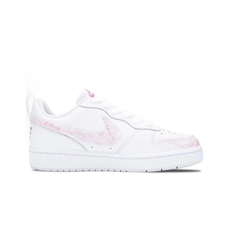 Tenisky na mieru Nike Court Borough Low Vanilla Cream – roztomilé, estetické, sladké, dievčenské, módne, univerzálne nízkoprofilové tenisky pre ženy