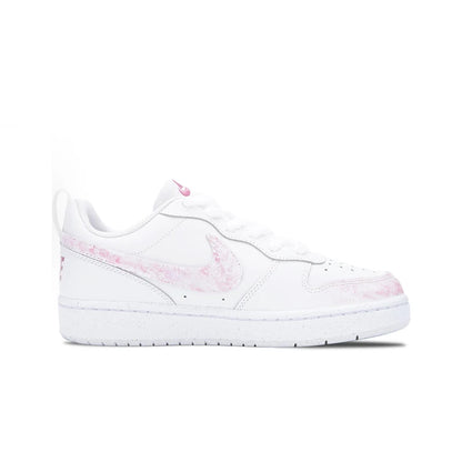 Tenisky na mieru Nike Court Borough Low Vanilla Cream – roztomilé, estetické, sladké, dievčenské, módne, univerzálne nízkoprofilové tenisky pre ženy