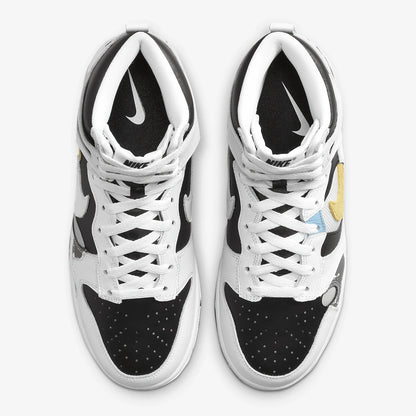 Ténis de basquetebol desportivos almofadados Nike Dunk High LX para mulher, genuínos, DZ7327-001