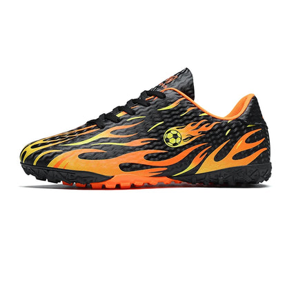 Kids Professional Football Boots Men Soccer Shoes Low-top Ankle Support Sports Youth Match Training Football Non-slip Durable