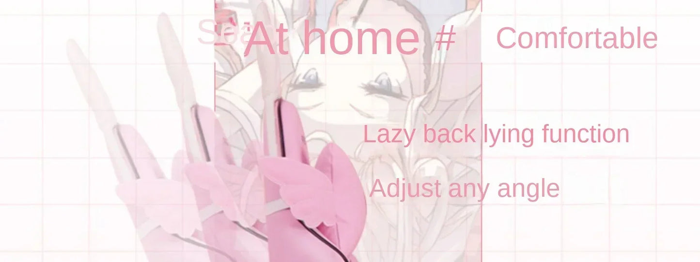 Pink Gaming Chair High-quality Girls Cartoon Home Live Gamer Chair Comfortable Swivel Adjustable Office Computer Furniture