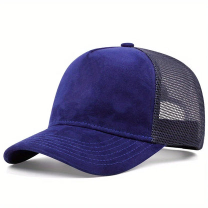 Unisex Mesh Baseball Cap for Men Outdoor Ports Adjustable Trucker Caps Fashion Curved Dad Cap Men Women Casual Breathable Sunhat