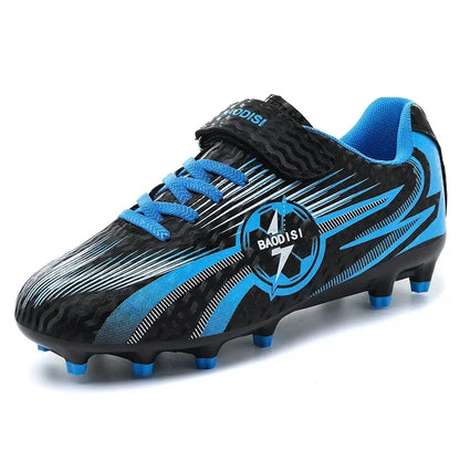 Chaussures de football originales à crampons pour cheville, nouvelles chaussures de football pour enfants, chaussures de futsal, baskets rapides pour intérieur, chaussures de sport pour terrain de société, chaussures de f