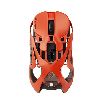 Ratón gaming inalámbrico Angry Miao Infinity de metal ultraligero hueco, intercambiable en caliente, PAW3950, doble 8K, con cable y trimodo