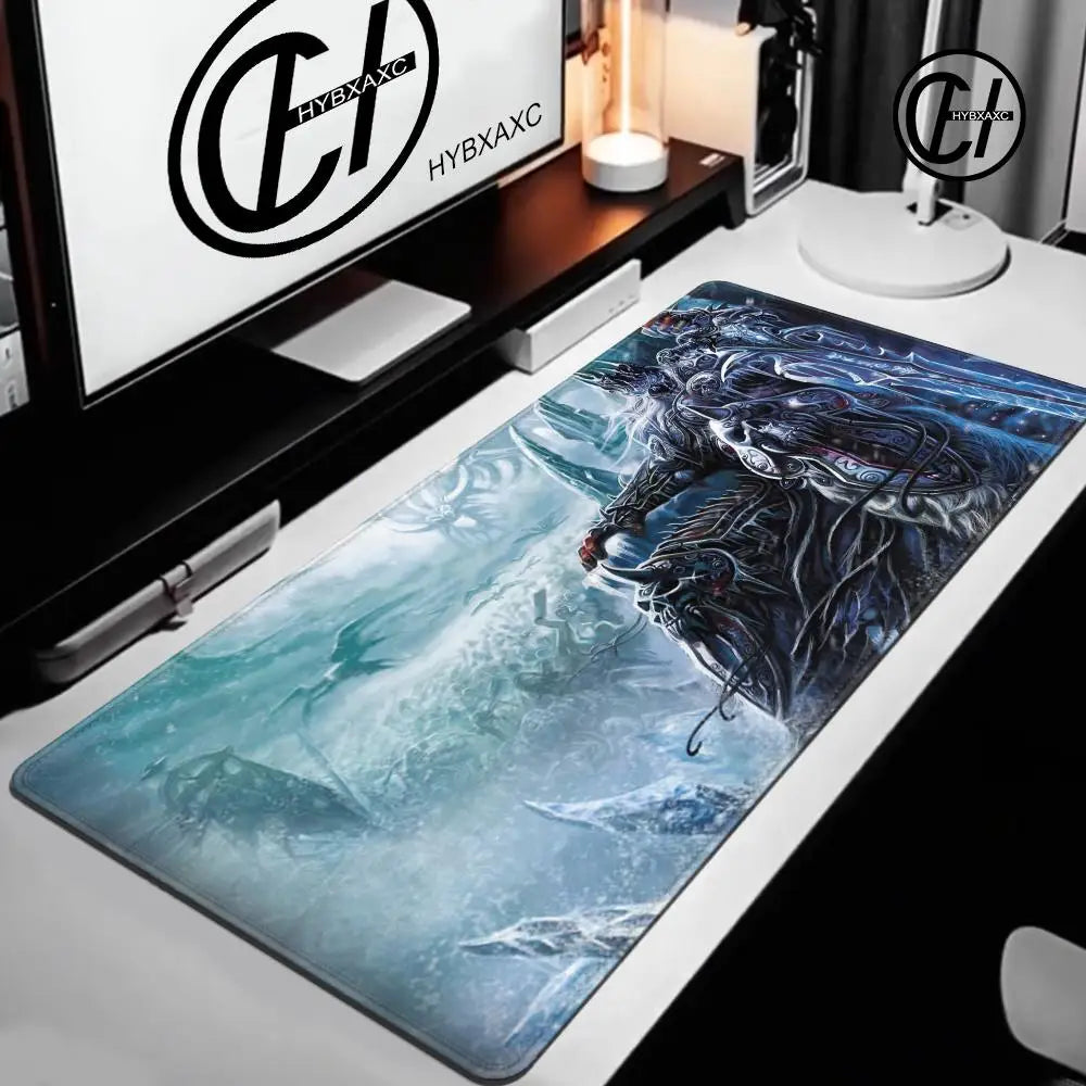Mouse Pad World of Warcraft Lich King για PC HD Anime Gaming Αξεσουάρ Πληκτρολόγιο Mousepad Φορητού Υπολογιστή XXL Επιφάνεια Γραφείου για Game Cabinet Χαλί