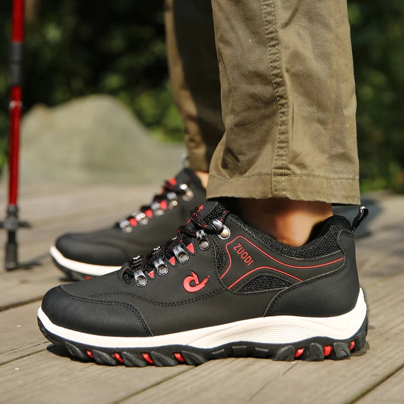 Men's leather casual shoes, sneakers for men, spring, autumn, winter shoes, lightweight tennis walking shoes for men