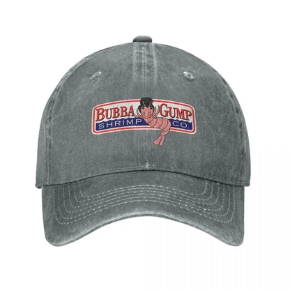 Bubba Gump Forest Shrimp Seafood Baseball Cap  Men Women Hip Hop Hats Sun Protection Outdoor Sports Baseball Caps Gift