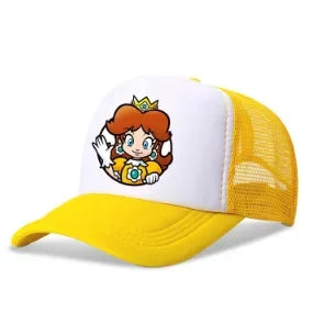 Mario Casual Baseball Sun Caps Action Universal Polyester Hat Children Truck Driver Items Adult Adjustable Anime Peripherals