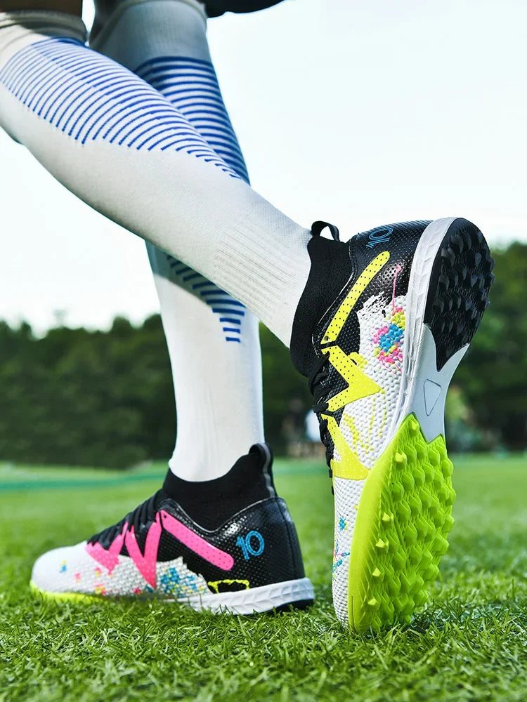 Nuove scarpe da calcio da uomo Society, tacchetti professionali, scarpe da calcio indoor, scarpini veloci da campo, sneaker da ragazzo originali per allenamento
