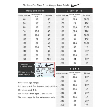 Nike Kids Casual Shoes, Lightweight Breathable Non-slip Wear Resistant Comfort Boys Girls Daily Walking Sneakers 904764-101