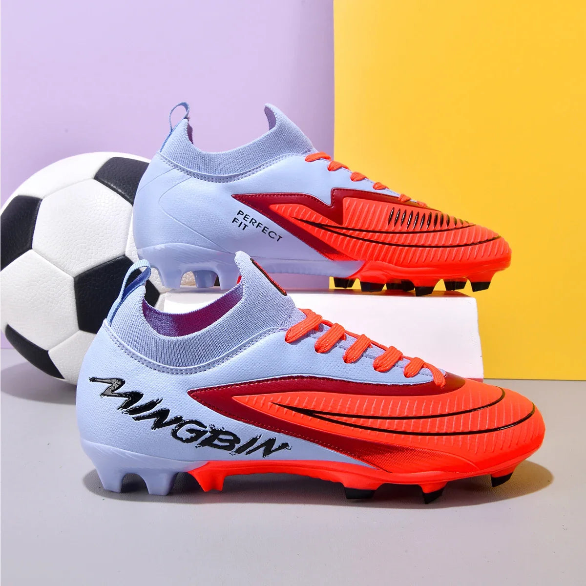 New Men Football Boots Cleats Sport Sport Adult Non-Slip Boys Sport Sport Outdoor Comfortable Ultralight Training Match Grass