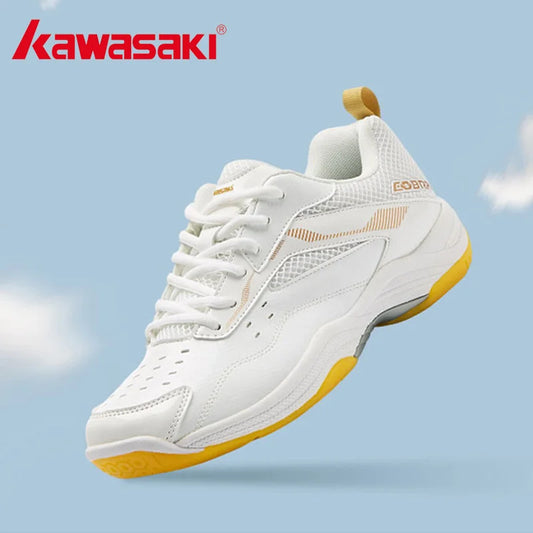 Kawasaki Men’s Badminton Shoes Professional Sports Shoes for Women Breathable Indoor Court Sneakers K-086