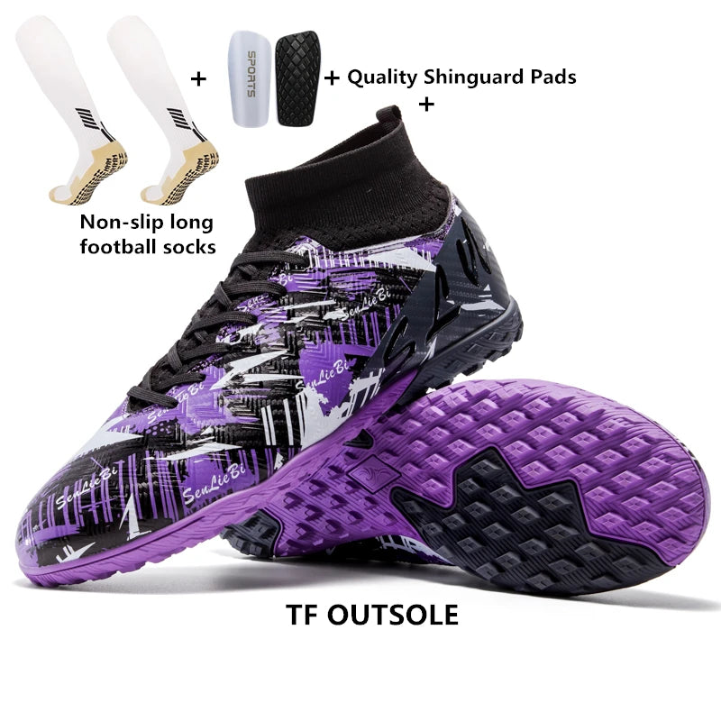 Maat 34-46 Heren FG/TF voetbalschoenen Futsal Professioneel Unisex Kindervoetbalschoenen Training Outdoor Jongensvoetbalschoenen Sneakers
