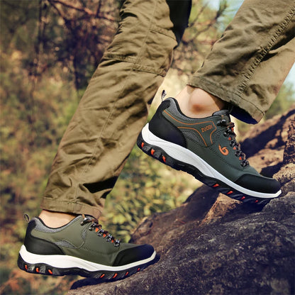 Men's leather casual shoes, sneakers for men, spring, autumn, winter shoes, lightweight tennis walking shoes for men