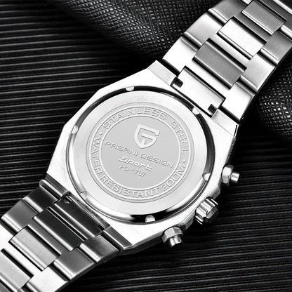 Pagani Design 2026 New Vk63 Fashionable Men V2 Quartz Chronograph Luxury Sapphire Stainless Steel Waterproof Sport 20Bar Luminou