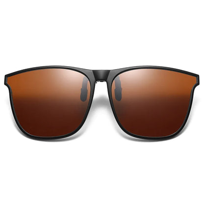 Polarized Rimless Men Clip On Sunglasse Glasses Narrow Clip-on Lenses Women Anti-glare Sunglasses UV400 Goggles New In