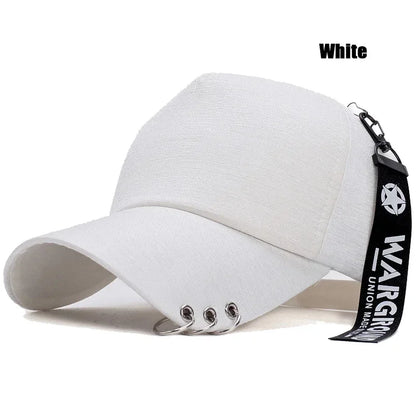 Personalisierte Baseballcap aus Metall mit klassischem Schirmdesign, leicht und atmungsaktiv! Vier Farben zur Auswahl