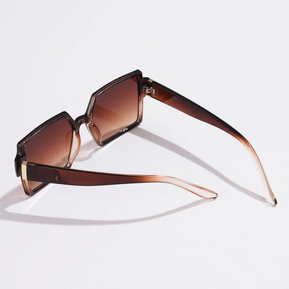 Cycling 1/2pcs Female Square Large Frame Sunglasses Women Retro Brand Big Frame Sun Glasses Black Fashion Gradient Eyeglasses