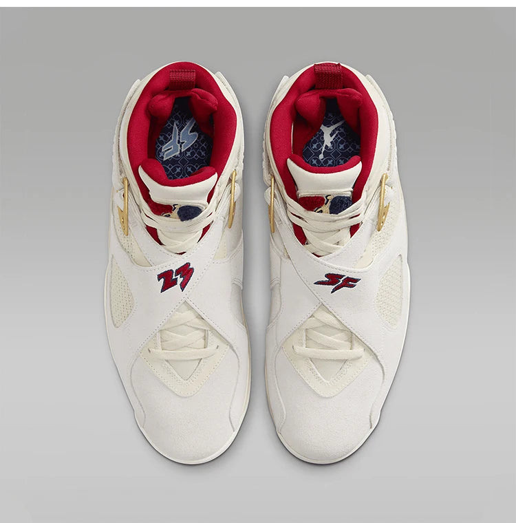 Ténis de basquetebol masculinos Nike Air Jordan 8 Retro SP genuínos FJ2850-107