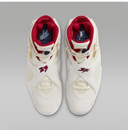 Ténis de basquetebol masculinos Nike Air Jordan 8 Retro SP genuínos FJ2850-107